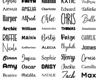 Custom vinyl decal | Name sticker | Decals