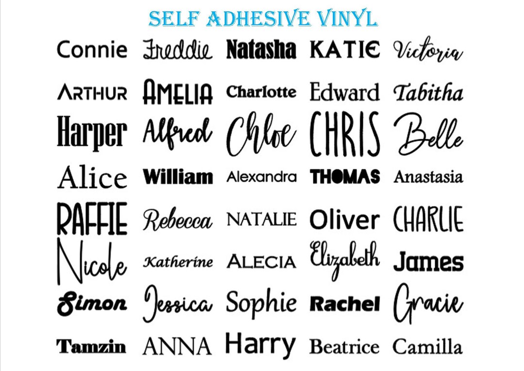 Vinyl Stickers Custom Sticker Vinyl Name Stickers Home Decor Vinyl