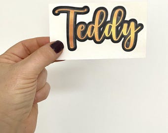 Name Sticker | Vinyl decal | Custom decals