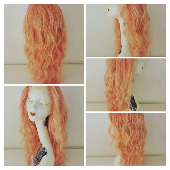 Rose Gold / Pink Custom Made 100% Remy Real Human Hair Lace  display picture 3