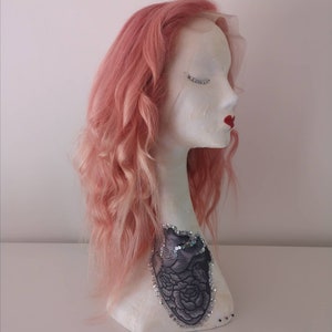 Rose Gold / Pink Custom Made 100% Remy Real Human Hair Lace front Wig 10&#39;&#39;- 24&#39;&#39;