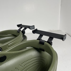 Croc spoiler charm, Car spoiler for your crocs, Pair of two!, Glow in the dark, Black, SRT, TRX, Evo, Import