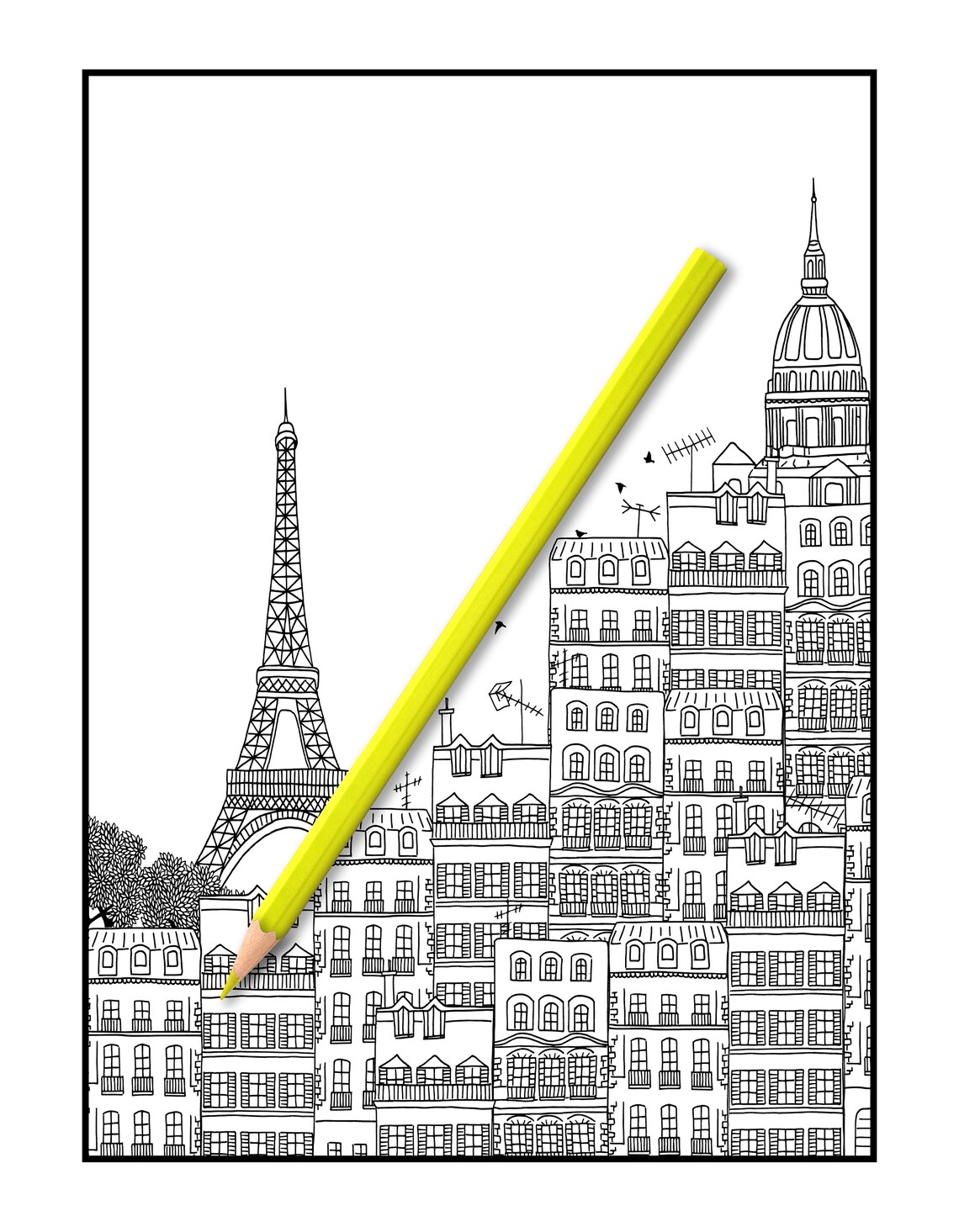 Adult Coloring Pages Cityscapes Coloring Pages