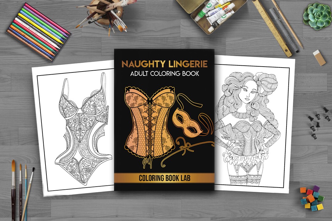 Printable Kinky Coloring Pages Coloring Book for Adults - Etsy