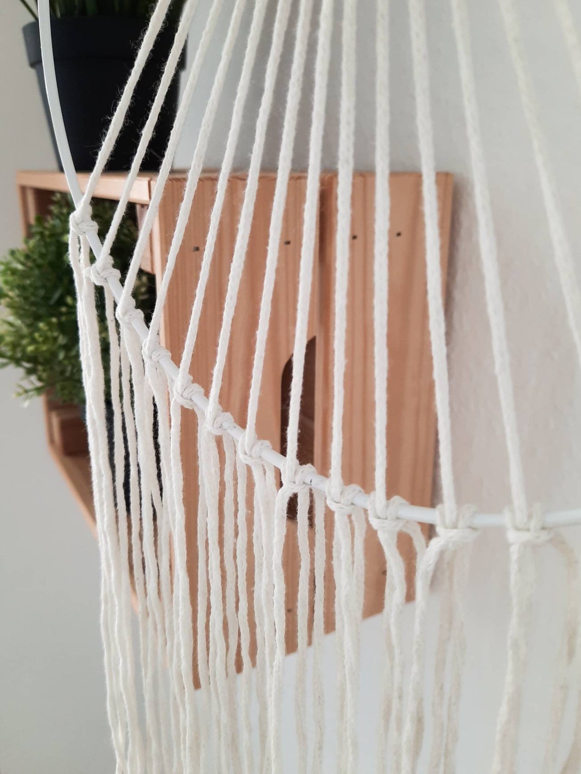 Macrame Ring Wall Hanging Decoration Etsy