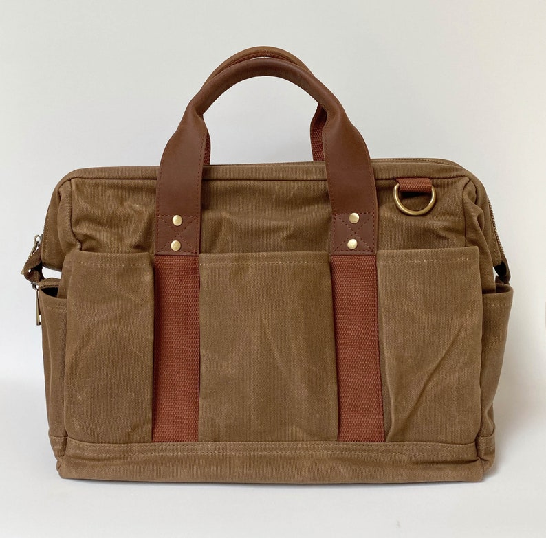 Waxed Canvas Tool Bag Great for Garage Garden Art Craft Etsy