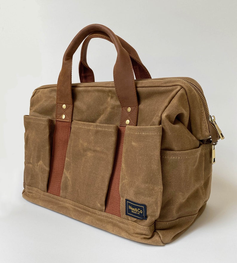 Waxed Canvas Tool Bag Great for Garage Garden Art Craft Etsy