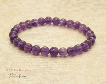 Amethyst natural stone 6mm