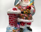 Christopher Radko, Very LIMITED EDITION, Claus Applause Christmas Ornament, Item Number 1012910