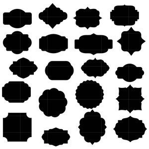 SVG frame, SVG sign and frame, SVG tag