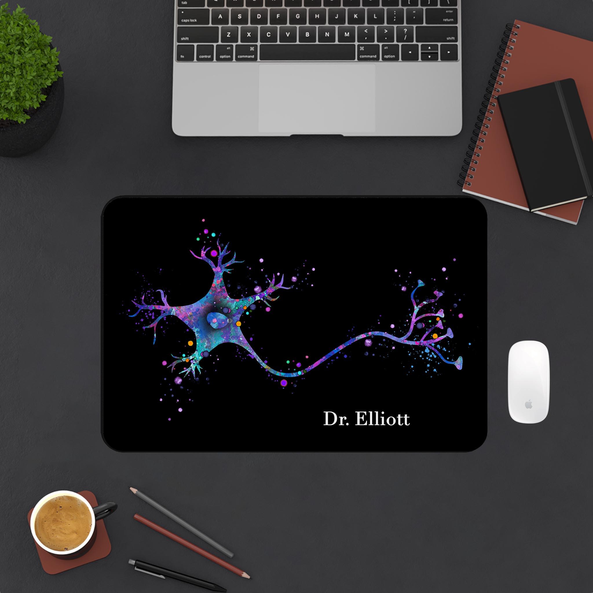 Personalized Neuron Brain Cell Anatomy Mouse Pad: Custom Neuroscience ...