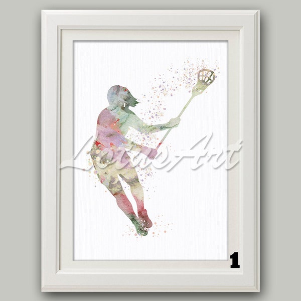 Lacrosse Wall Art Etsy