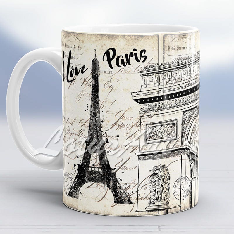 Mug XXL Natives Paris d'antan au style rétro-vintage