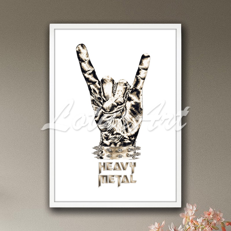 Heavy Metal Art - Etsy