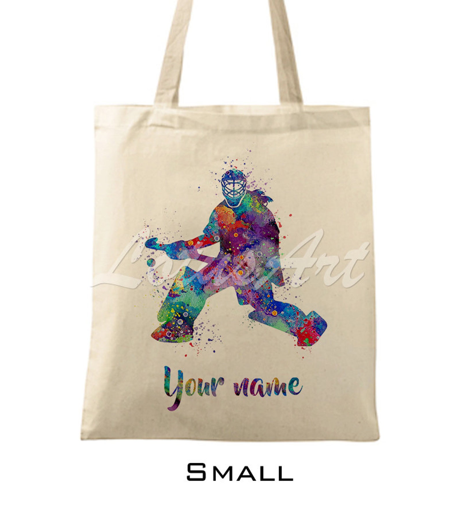 Tote Bags Girl Field Hockey Goalie Personalized Tote Bags Etsy