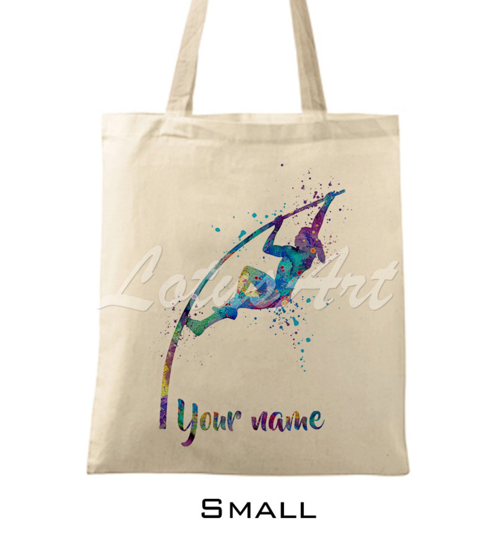 Tote Bags Pole Vault Personalized Pole Vaulting Custom Tote Etsy