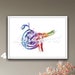 Pancreas Anatomy Wall Art Decor Digestive System Organs Watercolor ...