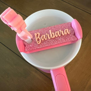Stanley Name Tag, 30 oz 40 oz, Name Plate, Lid Topper, Acrylic Name Tag, Stanley Name plate, Stanley cup topper, Stanley Accessories