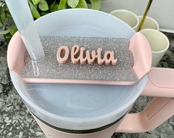 Stanley Name Tag, 30 oz 40 oz, Name Plate, Lid Topper, Acrylic Name Tag, Stanley Name plate, Stanley cup topper, Stanley Accessories