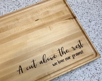 Personalized Engraved Cutting Board, Cheese Board, Charcuterie Board, Anniversary Gift, Wedding Gift, Housewarming Gift, Closing Gift