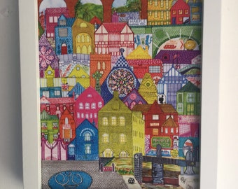 Framed print of Marple.