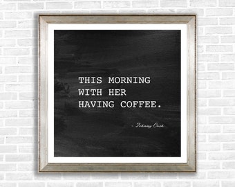 This Morning with Her Having Coffee, DIGITAL DOWNLOAD