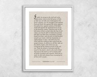 Full Armor of God, DIGITAL DOWNLOAD, Ephesians 6