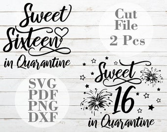 Download Sweet 16 Svg Etsy