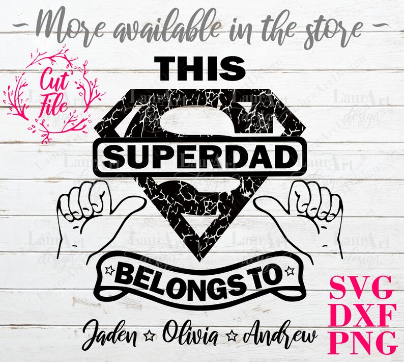 Download Father's Day Svg Super Dad Sign Shirt Superman Superdad | Etsy