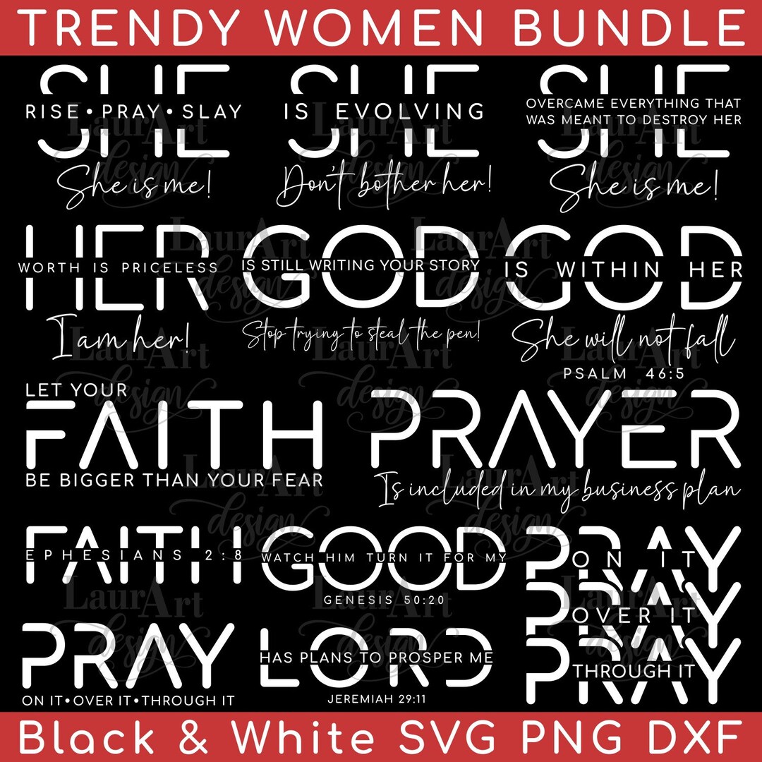 She is Me SVG Rise Pray Slay Her Worth is Priceless God is Still ...