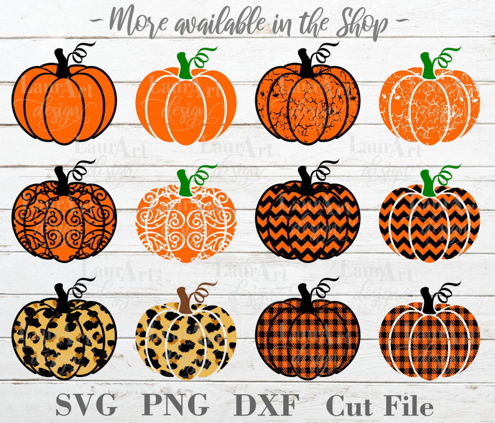Pumpkin Swirl Pattern SVG Scroll Files For Decal Vinyl Sticker Etsy