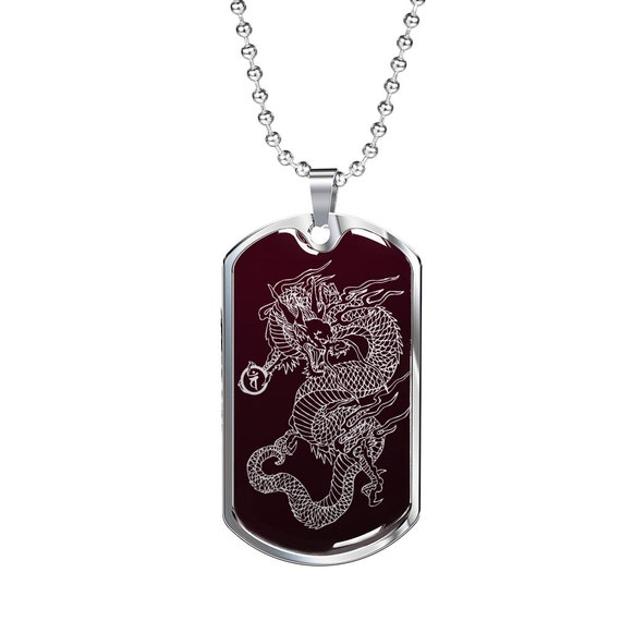 dragon dog tag