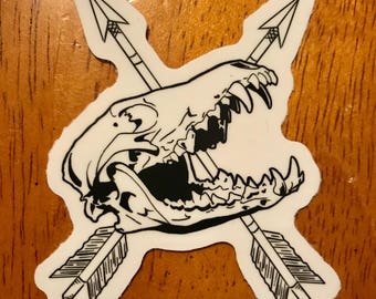 Coyote skull | Etsy