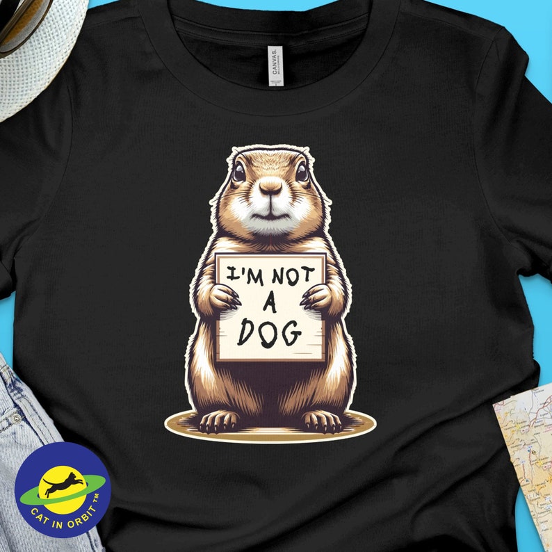 Funny Prairie Dog T-Shirt, Animal Pun Tee, Nature Lover Gift image 2