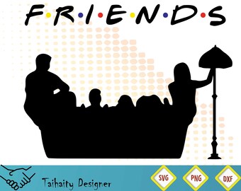 Free Free 192 Svg Silhouette Friends Tv Show Clipart SVG PNG EPS DXF File