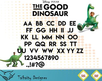 Dinosaur font svg file/ Dinosaur alphabet svg, dxf/ Printable/ SVG cut file/ Vector/ Digital/ Print/ Instant download