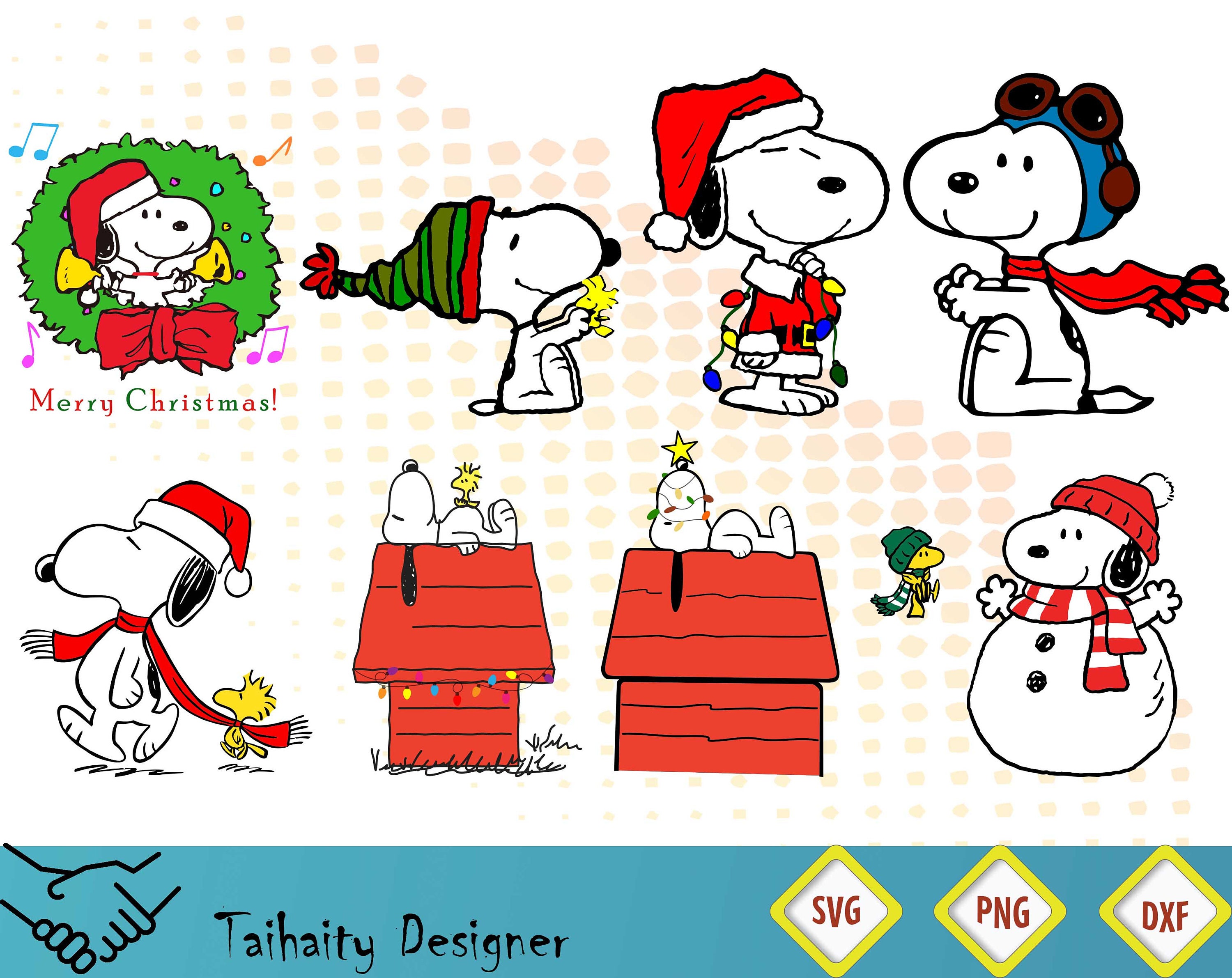 Download Snoopy Christmas Svg-Datei / Snoopy Svg Dxf Png ...