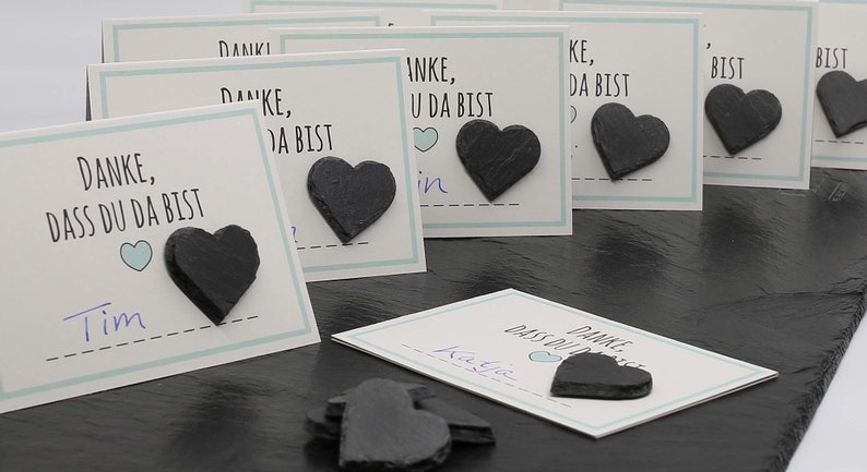 Handmade slate hearts from the slate factory measuring 3-40 cm image 5