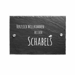 engraved door plate
