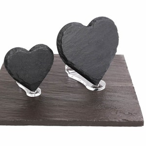 Handmade slate hearts from the slate factory measuring 3-40 cm image 3