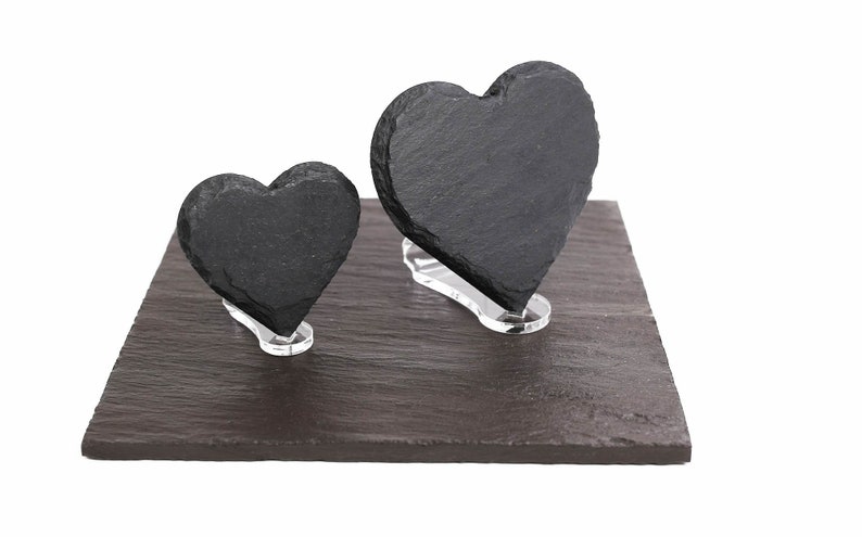 Handmade slate hearts from the slate factory measuring 3-40 cm image 3