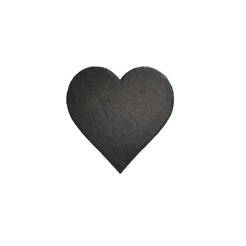 Handmade slate hearts from the slate factory measuring 3-40 cm image 2