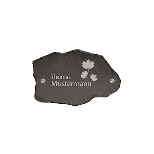 Door sign nameplate door sign slate