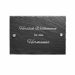 engraved door plate
