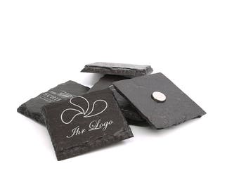 10 magnets with slate and individual labeling