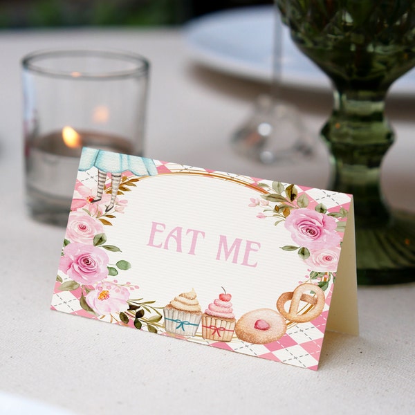 Alice in Wonderland Food Labels Etsy