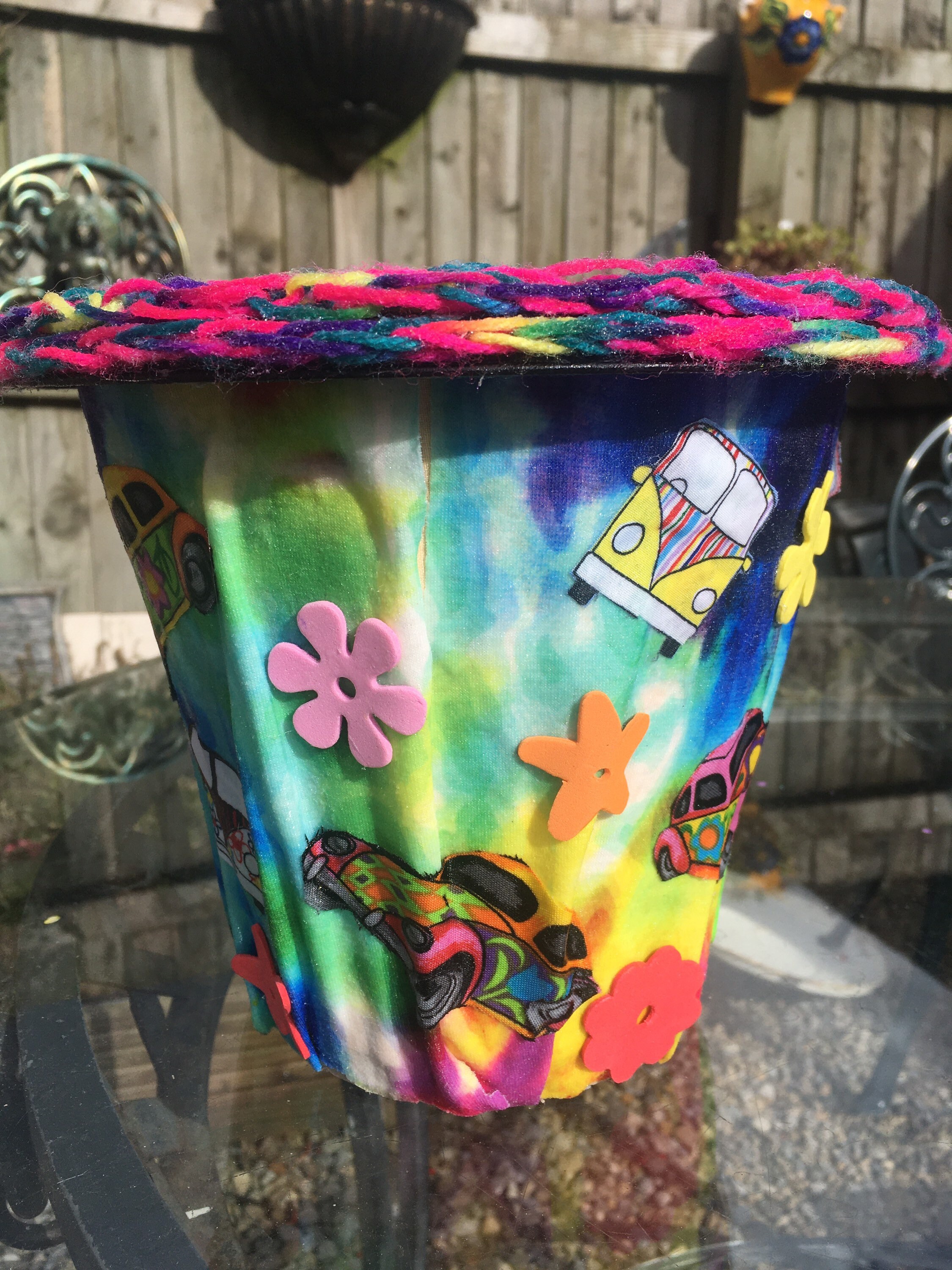 Retro hippy outdoor planter alternative gift gift for him Etsy