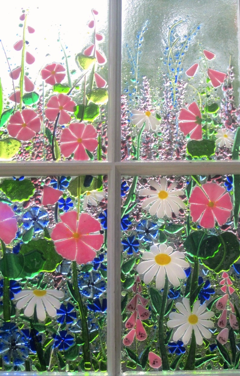 Custom Art Glass Made Just for You, Artist Created Fused Glass Flower