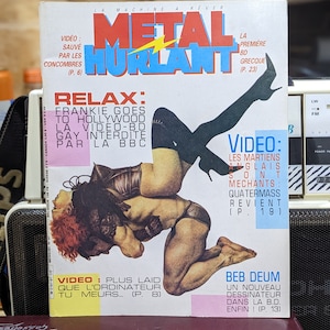 Metal Hurlant No.97 Frankie Goes to Hollywood Banned Gay BBC