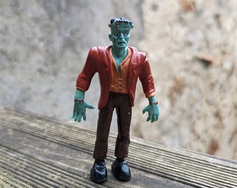 1992 #6 Frankenstein 3.75&quot; PVC Figure Yolanda Monsters Spanish Super Monstruos Horror Halloween